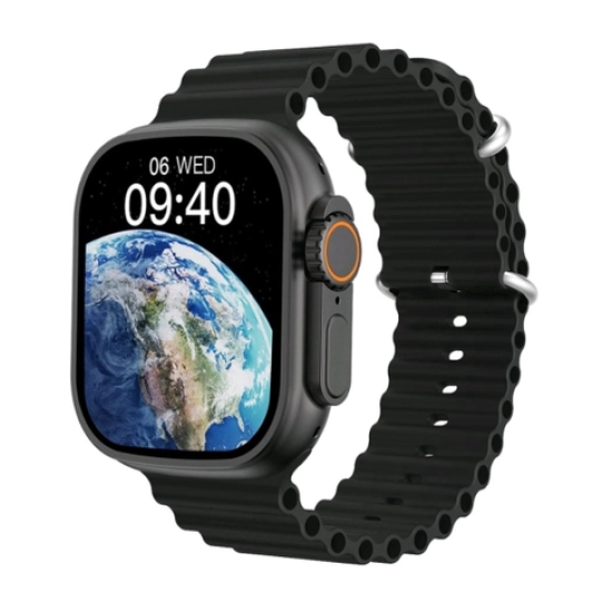 Smartwatch με παλμογράφο και απάντηση κλήσεων – μηνυμάτων U8 Ultra μαύρο - ΟΕΜ