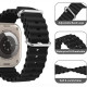 Smartwatch με παλμογράφο και απάντηση κλήσεων – μηνυμάτων U8 Ultra μαύρο - ΟΕΜ