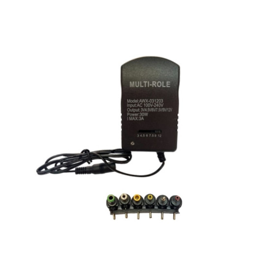 Universal φορτιστής / Charger 3 - 12V 3A 30W AWX-031203 - OEM