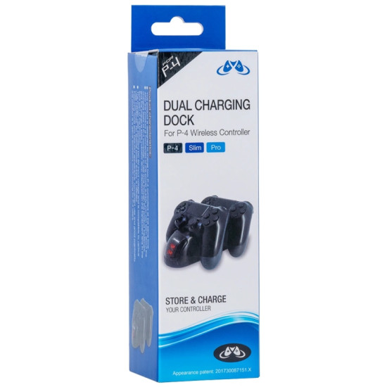 Βάση Διπλής Φόρτισης για Ασύρματο Χειριστήριο DOBE PS4 TP4-889