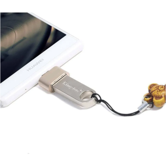 Αντάπτορας Micro USB Aρσενικό Σε USB Θηλυκό Host OTG ασημί -ΟΕΜ
