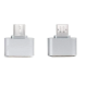 Αντάπτορας Micro USB Aρσενικό Σε USB Θηλυκό Host OTG ασημί -ΟΕΜ