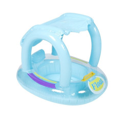 Παιδικό Σωσίβιο Swimtrainer με Μήκος 70εκ. και Σκίαστρο Μπλε - ΟΕΜ