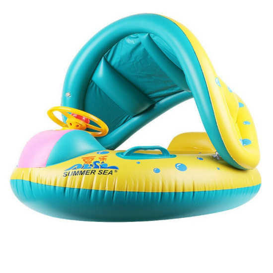 Βάρκα σωσίβιο Swimtrainer με Μήκος 73εκ. σκίαστρο και τιμόνι - ΟΕΜ