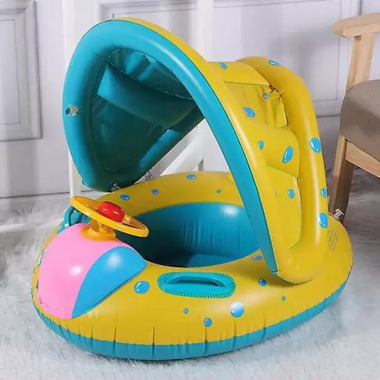 Βάρκα σωσίβιο Swimtrainer με Μήκος 73εκ. σκίαστρο και τιμόνι - ΟΕΜ