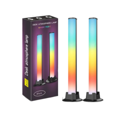 Σετ επιτραπέζιες λάμπες ατμόσφαιρας RGBIC με αναγνώριση ήχου και λειτουργία μέσω εφαρμογής - OEM
