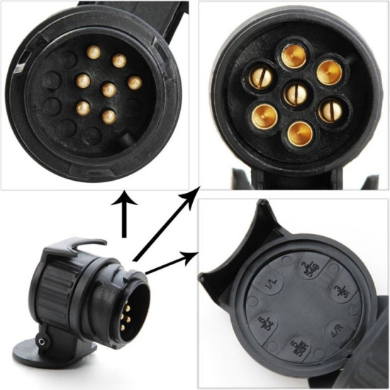 Αντάπτορας πρίζας κοτσαδόρου 7 pin σε 13 pin - ΟΕΜ