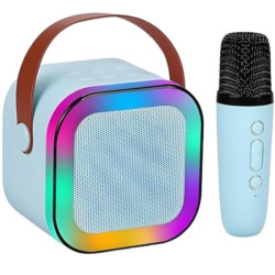 Ασύρματο Ηχείο Bluetooth με μικρόφωνο Karaoke K12 Μπλε