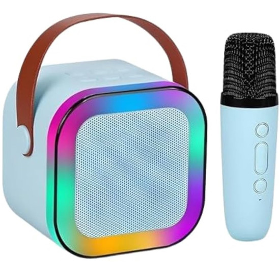 Ασύρματο Ηχείο Bluetooth με μικρόφωνο Karaoke K12 Μπλε