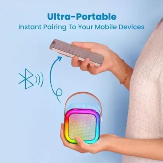 Ασύρματο Ηχείο Bluetooth με μικρόφωνο Karaoke K12 Μπλε