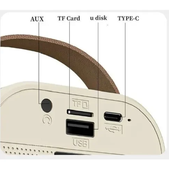 Ασύρματο Ηχείο Bluetooth με μικρόφωνο Karaoke K12 Μπλε