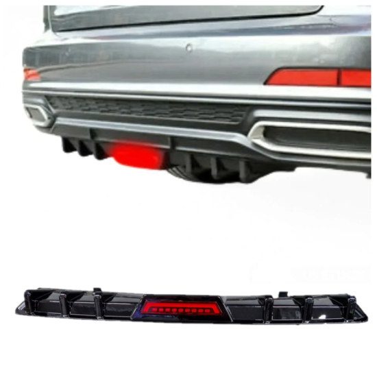 Πίσω Προφυλακτήρας Diffuser Universal Πλαστικός 86cm σε Μαύρο Γυαλιστερό Χρώμα ΟΕΜ