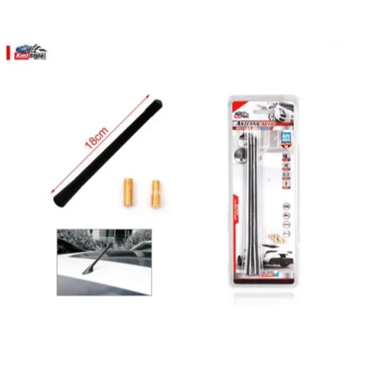 Κεραία Αυτοκινήτου Universal Αλουμινίου Μαύρη 18 εκ. 2002379