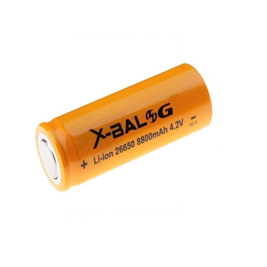 Eπαναφορτιζόμενη μπαταρία X-BALOG 26650 88000mAh 4.2 V