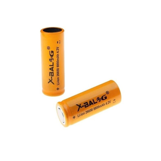 Eπαναφορτιζόμενη μπαταρία X-BALOG 26650 88000mAh 4.2 V
