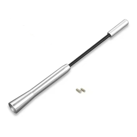 Κεραία Αυτοκινήτου Universal Αλουμινίου Ασημί 18 εκ. 2002378