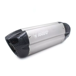 Τελικό Εξάτμισης 37-53mm Ανοξείδωτο Ατσάλι με Carbon τύπου MIVV ΟΕΜ