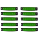 LED Φώτα Όγκου Φορτηγών IP66 Πράσινα 12v 10 τεμάχια – ΟΕΜ