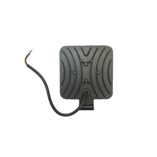 Προβολέας LED Τετράγωνος 12/24V Λευκού/Κόκκινου-Μπλε 53418 - Μαύρο