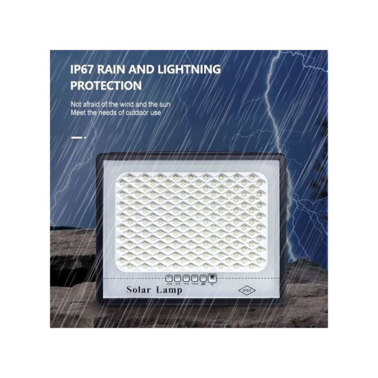 Ηλιακός Προβολέας Led Αδιάβροχος  200W 5000LM με Πάνελ και Τηλεχειριστήριο Jortan JT-200W