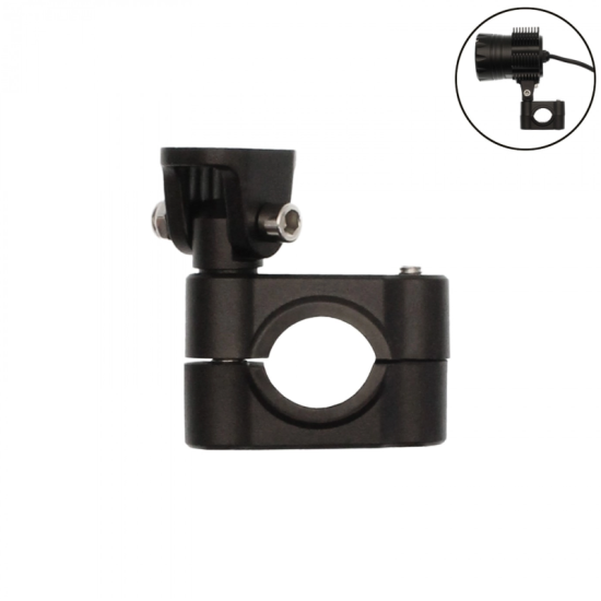 Ρυθμιζόμενη βάση για τιμόνι/κάγκελα μοτοσυκλέτας για προβολείς μαύρη 53432 OEM