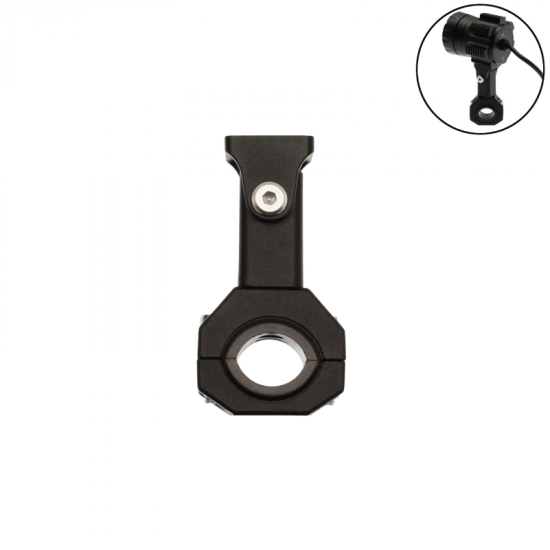 Ρυθμιζόμενη βάση με προέκταση για τιμόνι/κάγκελα μοτοσυκλέτας για προβολείς μαύρη 53431 OEM