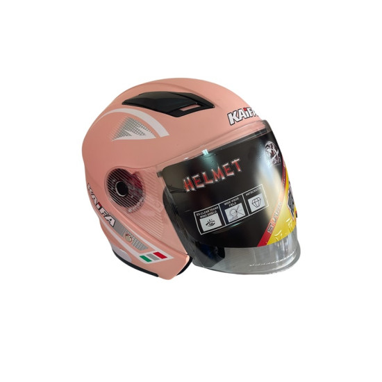 Κράνος Μοτοσικλέτας Jet Unisex KAIFA Ροζ – Μέγεθος L