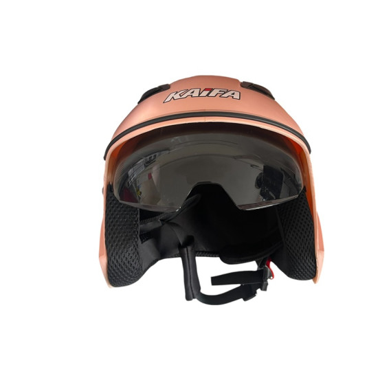 Κράνος Μοτοσικλέτας Jet Unisex KAIFA Ροζ – Μέγεθος L
