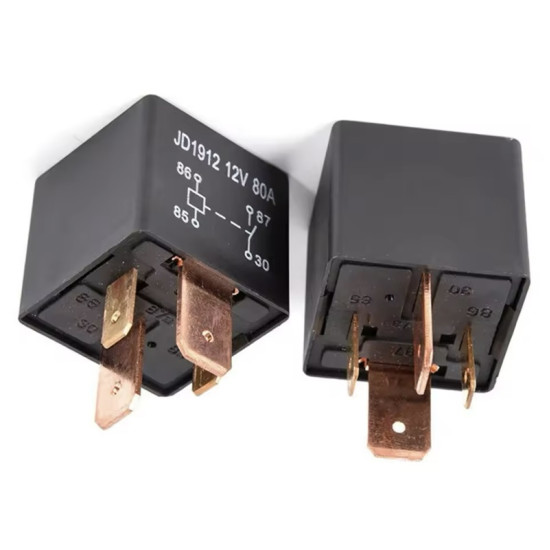Ρελέ 4 pins 12V 80A για αυτοκίνητο JD1912 – ΟΕΜ