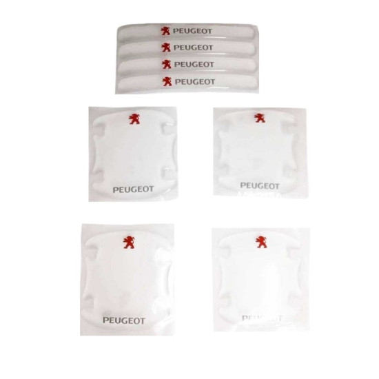 Προστατευτικά Πόρτας Αυτοκινήτου Διάφανα Σετ 8τμχ PEUGEOT - ΟΕΜ