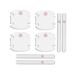 Προστατευτικά Πόρτας Αυτοκινήτου Διάφανα Σετ 8τμχ MERCEDES - ΟΕΜ