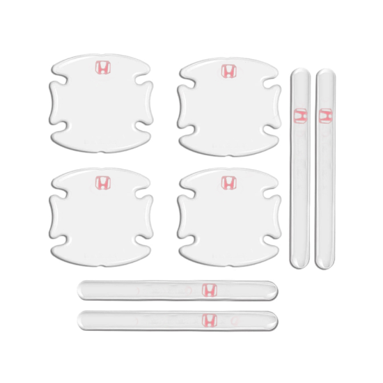 Προστατευτικά Πόρτας Αυτοκινήτου Διάφανα Σετ 8τμχ HONDA - ΟΕΜ