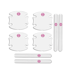 Προστατευτικά Πόρτας Αυτοκινήτου Διάφανα Σετ 8τμχ NISSAN - ΟΕΜ