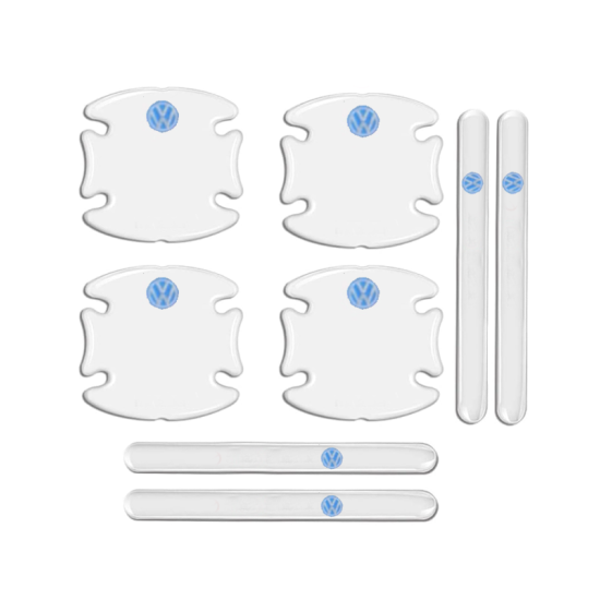 Προστατευτικά Πόρτας Αυτοκινήτου Διάφανα Σετ 8τμχ VOLKSWAGEN - ΟΕΜ