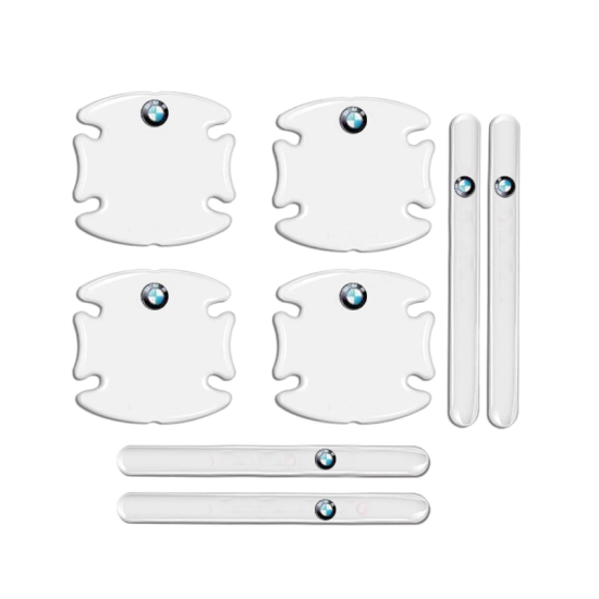 Προστατευτικά Πόρτας Αυτοκινήτου Διάφανα Σετ 8τμχ BMW- ΟΕΜ