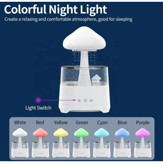 Συσκευή Αρωματοθεραπείας Με Ηχείο Bluetooth & Led Φωτιστικό - ΟΕΜ