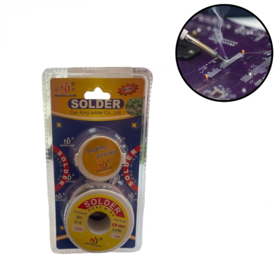 Σετ Καλάι Συγκόλλησης και Πάστα 1mm Solder CF-001