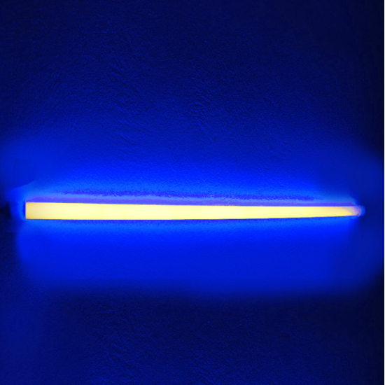 Led Πλαστική Μπάρα Τύπου Φθορίου με Πρίζα AC 220V 18W 1.20cm σε Μπλε Χρώμα - ΟΕΜ
