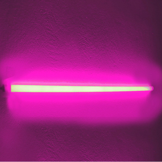 Led Πλαστική Μπάρα Τύπου Φθορίου με Πρίζα AC 220V 18W 1.20cm σε Ροζ Χρώμα - ΟΕΜ