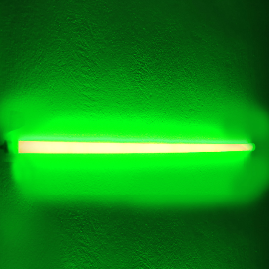 Led Πλαστική Μπάρα Τύπου Φθορίου με Πρίζα AC 220V 18W 1.20cm σε Πράσινο Χρώμα - ΟΕΜ
