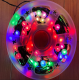 Αδιάβροχα Χριστουγεννιάτικα 120 LED μεγάλα λαμπάκια IP44 30μ. σε καρούλι με επεκτάσιμο καλώδιο BX-044 RGB