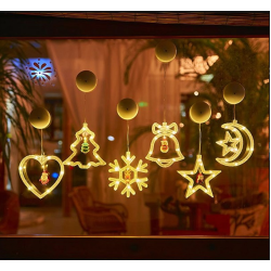 Φωτιζόμενα Χριστουγεννιάτικα διακοσμητικά με μινιατούρα 1 Τεμ. BX-031