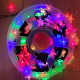 Αδιάβροχα Χριστουγεννιάτικα 120 LED μεγάλα λαμπάκια σε σχήμα αστεριών IP44 30μ σε καρούλι με επεκτάσιμο καλώδιο BX-043 Πολύχρωμα RGB