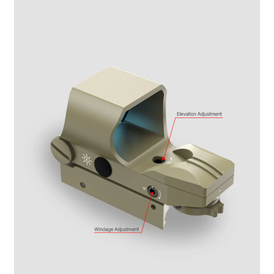 Διόπτρα Red dot Κουκκίδας για όπλα Airsoft S-RS7- ΟΕΜ Διόπτρα Red dot Κουκκίδας για όπλα Airsoft S-RS7- ΟΕΜ