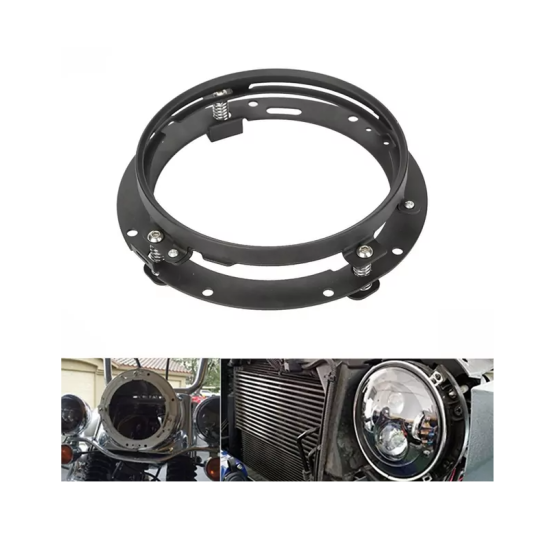 Βάσεις για LED φανάρια 7″ inch στρογγυλή 1τμχ Βάσεις για LED φανάρια 7″ inch στρογγυλή 1τμχ