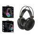 Ασύρματο ακουστικά Bluetooth LED - Headphones - PG580 - RGB - Black