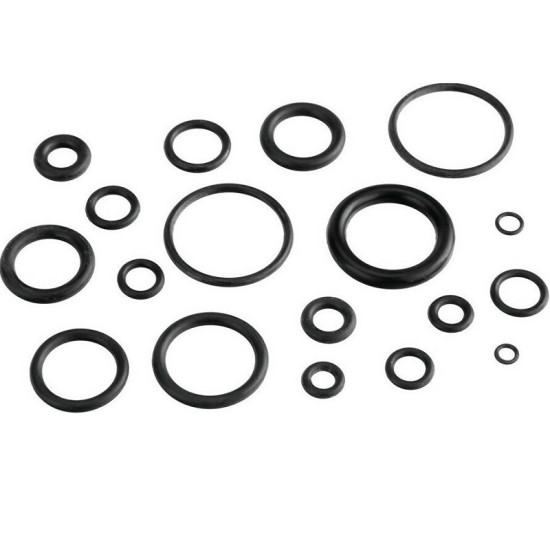 Σετ Λαστιχάκια O-Ring Μαύρο 225τμχ-OEM