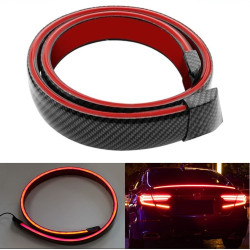 Αδιάβροχη ταινία LED αεροτομής Universal με φλας από ανθρακονήματα 12V - ΟΕΜ