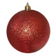 Μπάλα Glitter πακ=6τεμ φ6 ø6cm Xmasfest 1131714
