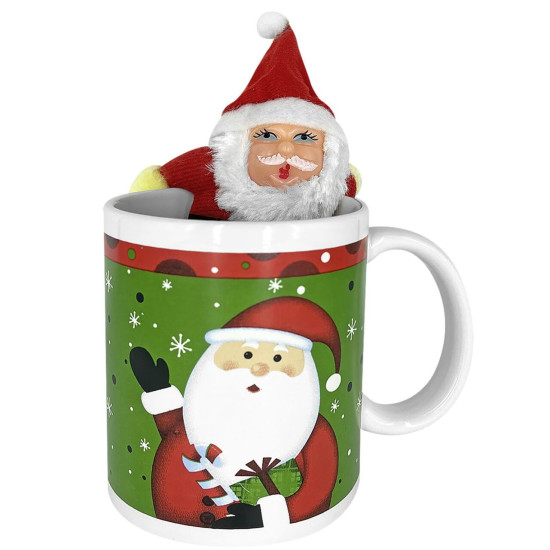 Κούπα Μεγάλη με Άγιο Βασίλη 330mL κούπα=10x8,2cm Xmasfest 1131798